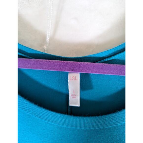 Lsl cover upTeal green Bust 39"Length30" longer on sides. - Picture 4 of 5